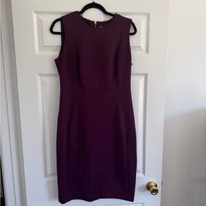Calvin Klein Purple Sleeveless Dress